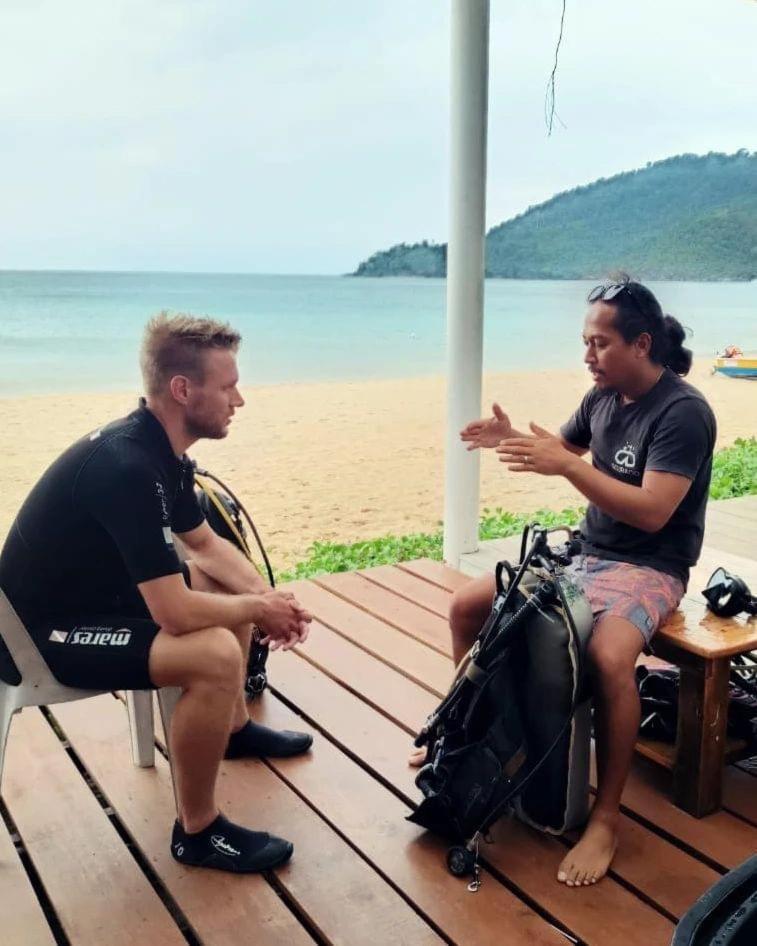 Tiongman Scubadive & Lodge Kampong Juara Buitenkant foto