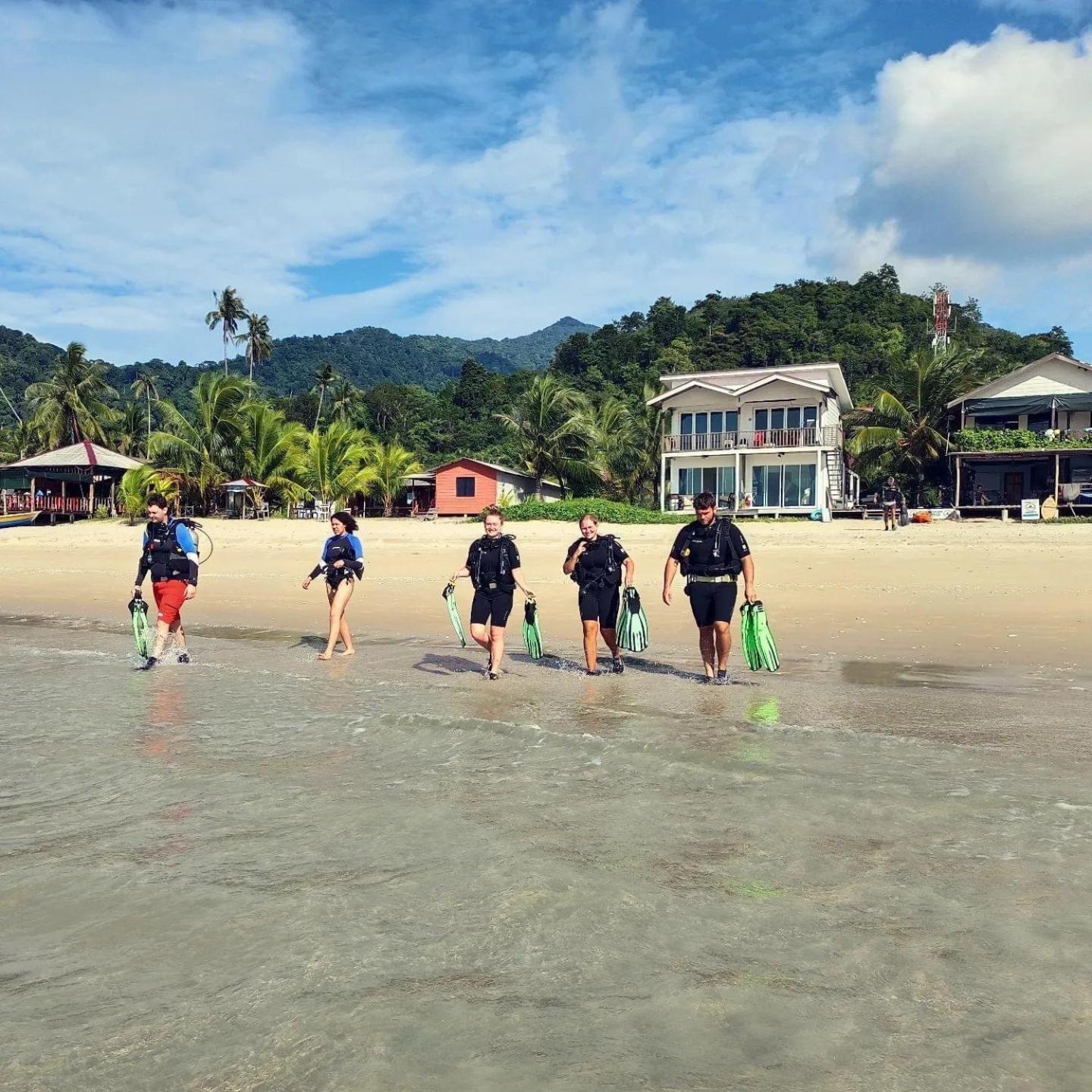 Tiongman Scubadive & Lodge Kampong Juara Buitenkant foto